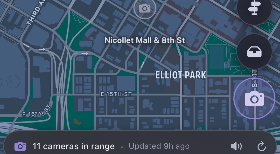 FlockOff proximity status and audio controls